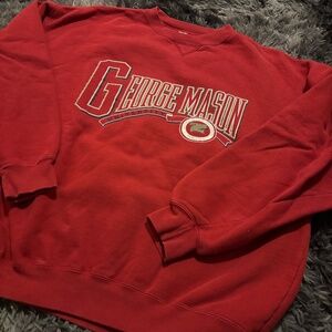 90s Heavy material George Mason College Crewneck